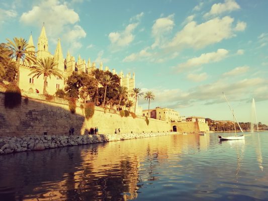 Palma Cathedral from the sea